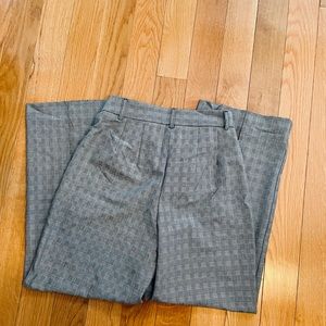 Womens Express plaid: cropped, straight, high rise Size 0